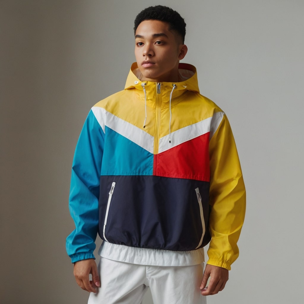 Color Block Windbreaker