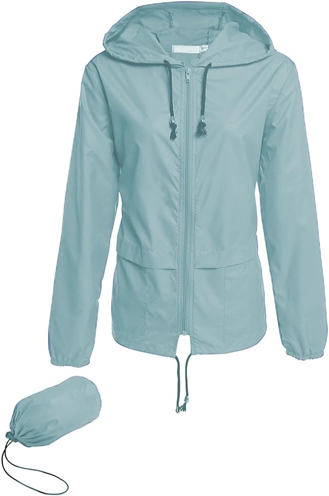women's windbreaker waterproof jacket