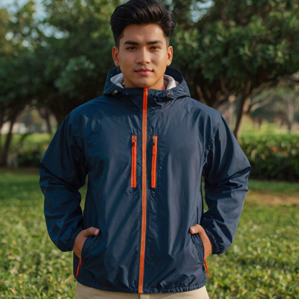 Windbreaker jacket navy blue