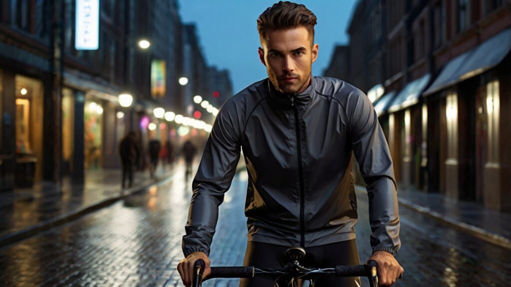 cycling windbreaker jacket