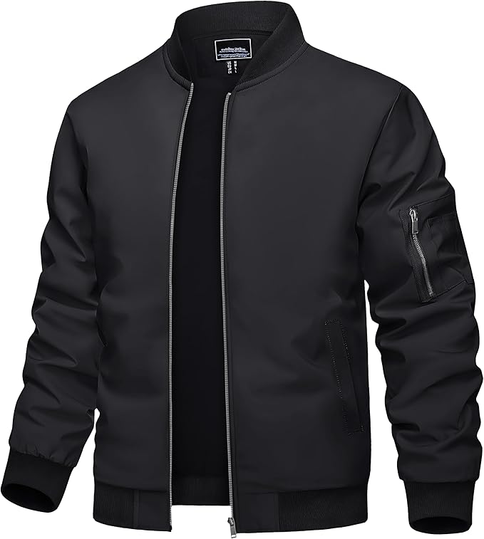 windbreaker bomber jacket